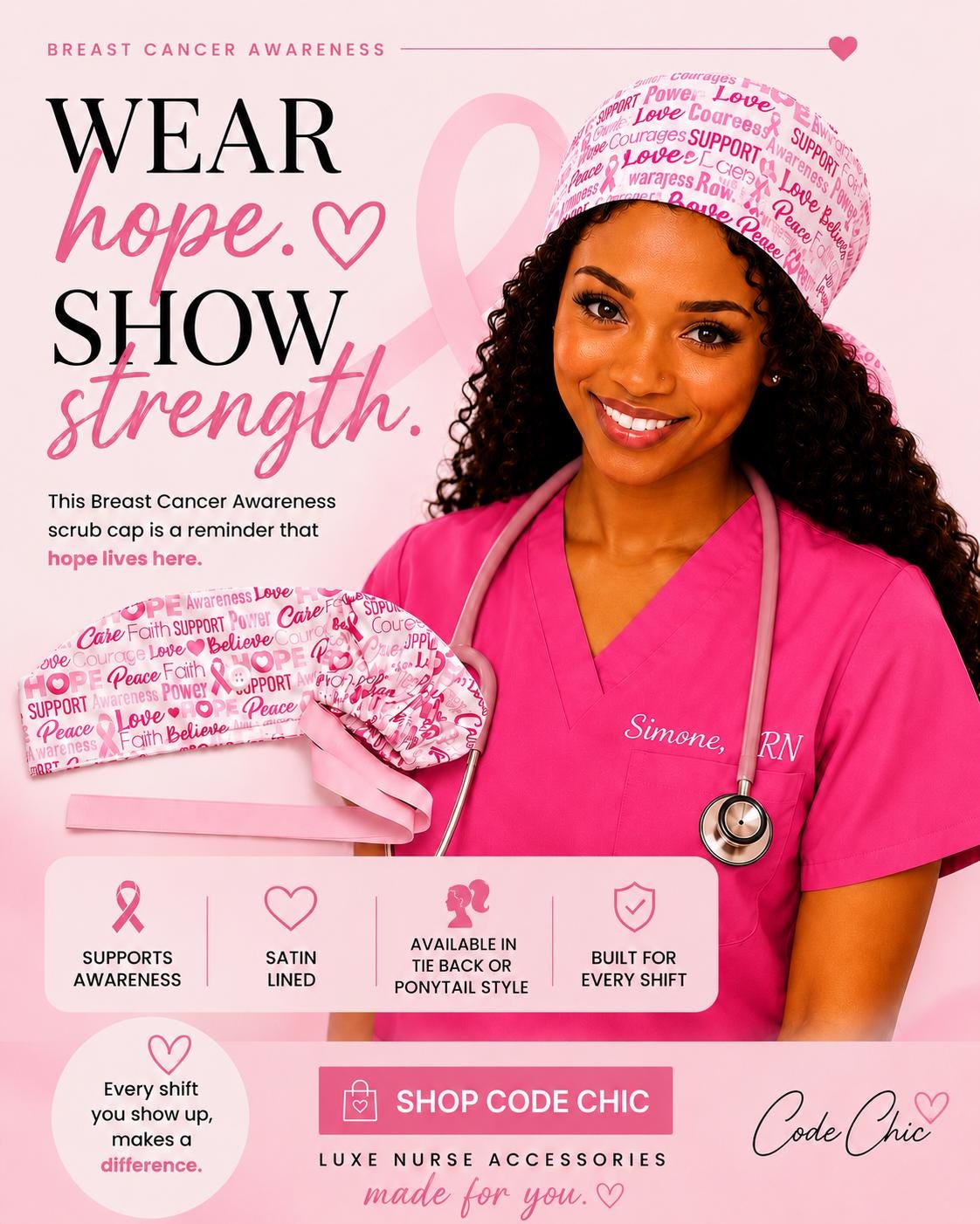 Hope in Pink | Breast Cancer Awareness | Purpose in Pink Collection