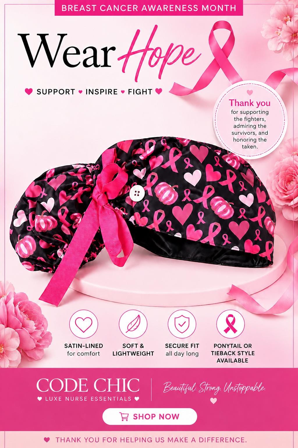 October in Pink| Breast Cancer Collection | Purpose in Pink | Pre-Order