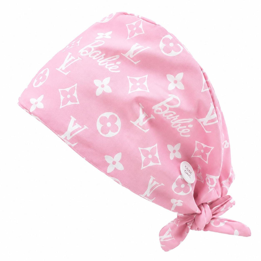 Luxe Nurse | Satin-Lined Scrub Cap | Adjustable Tie Back Nurse Scrub cap