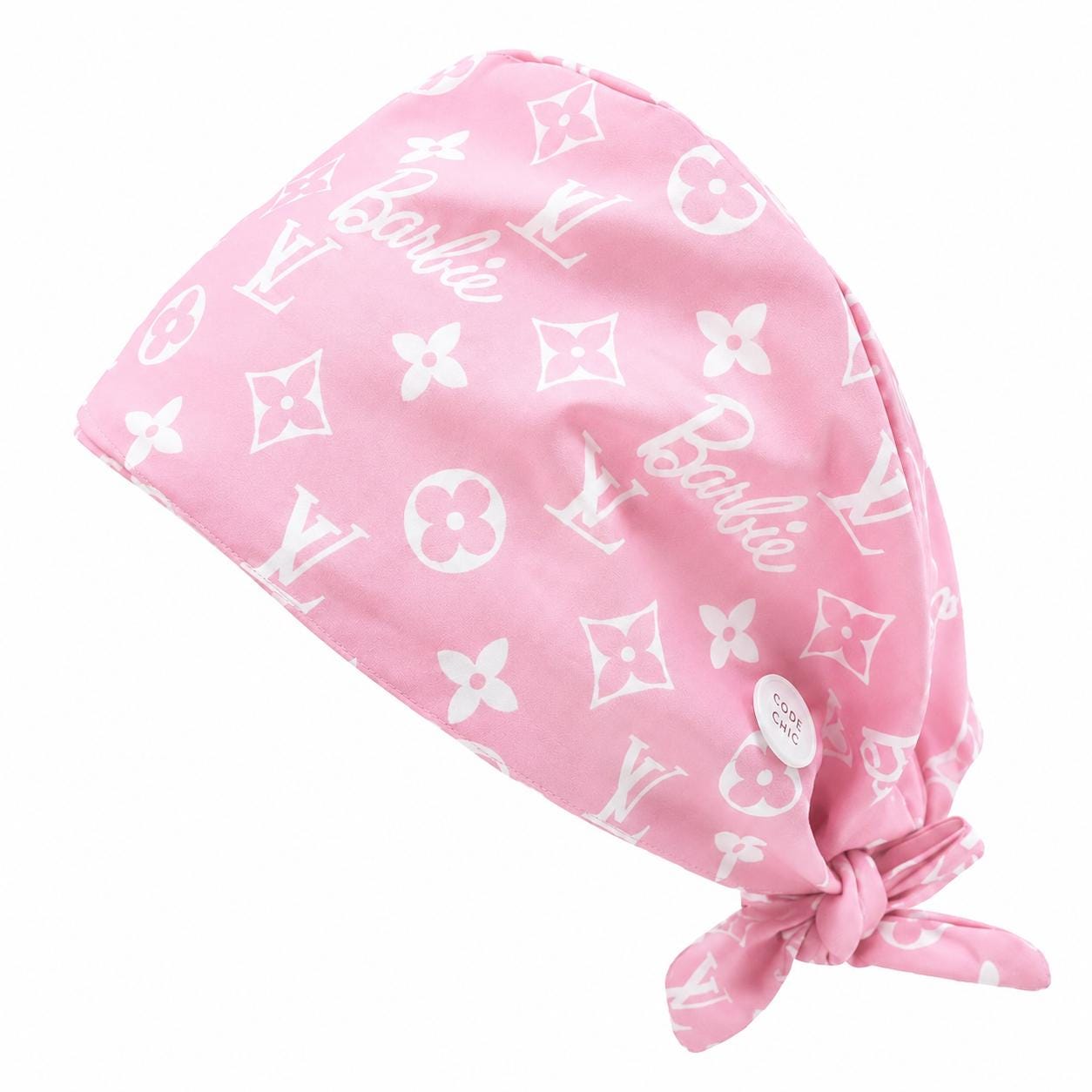 Luxe Nurse | Satin-Lined Scrub Cap | Adjustable Tie Back Nurse Scrub cap